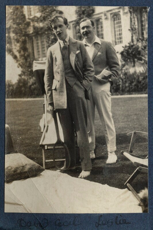 Lord david cecil; l.p. hartley npg ax141551