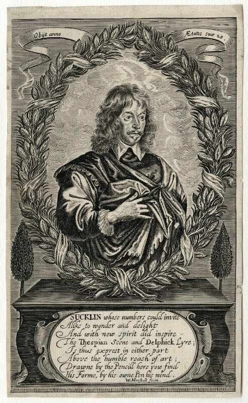 Sir john suckling npg d27802