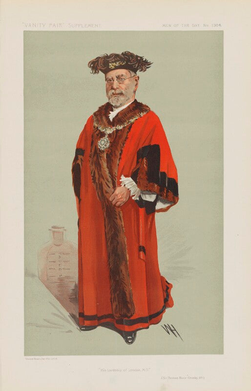 Sir thomas boor crosby ('men of the day. no. 1304. "his lordship of london. m.d."') npg d45635