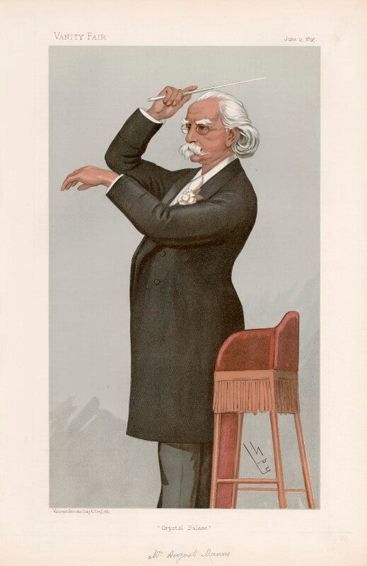 Sir august friedrich manns ('men of the day. no. 622.') npg d44755