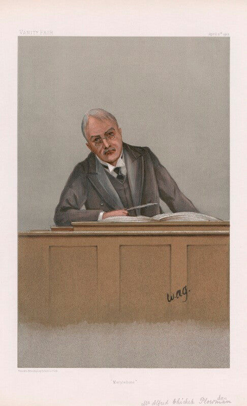 Alfred chichele plowden ('men of the day. no. 805.') npg d45061