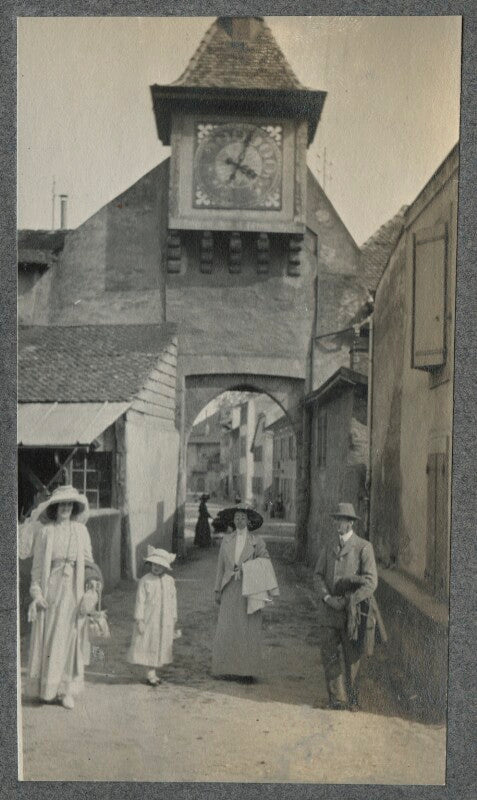 Lady ottoline morrell; julian vinogradoff (née morrell); billy townshend; philip edward morrell npg ax140369