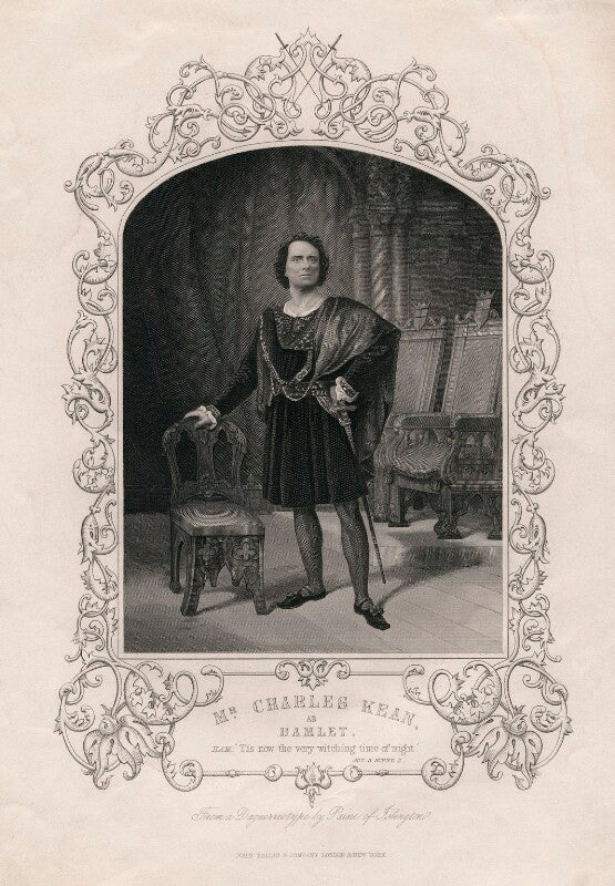 Charles john kean as hamlet npg d3449
