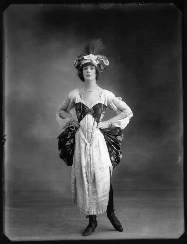 Julia james dressed for all fools' day ball npg x102121