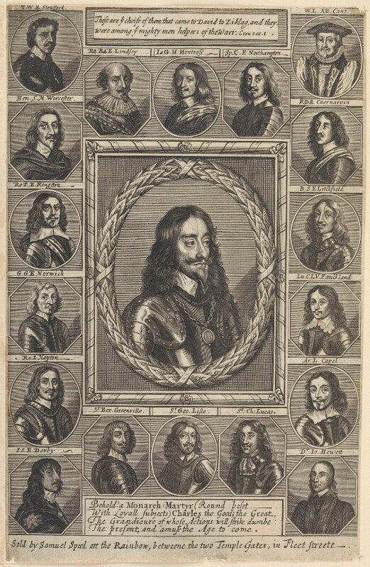King charles i and his adherents npg d22673