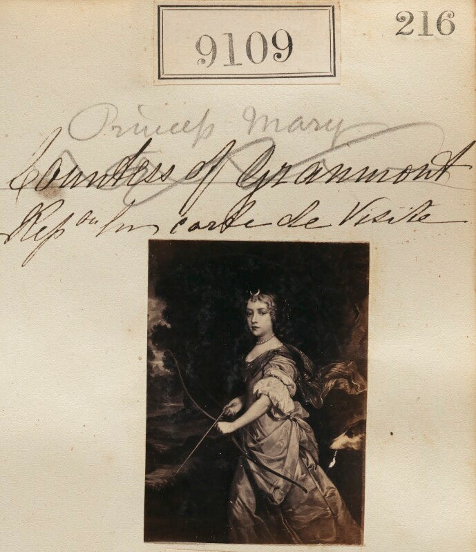 Queen mary ii ('princess mary. reproduction for carte de visite') npg ax58931