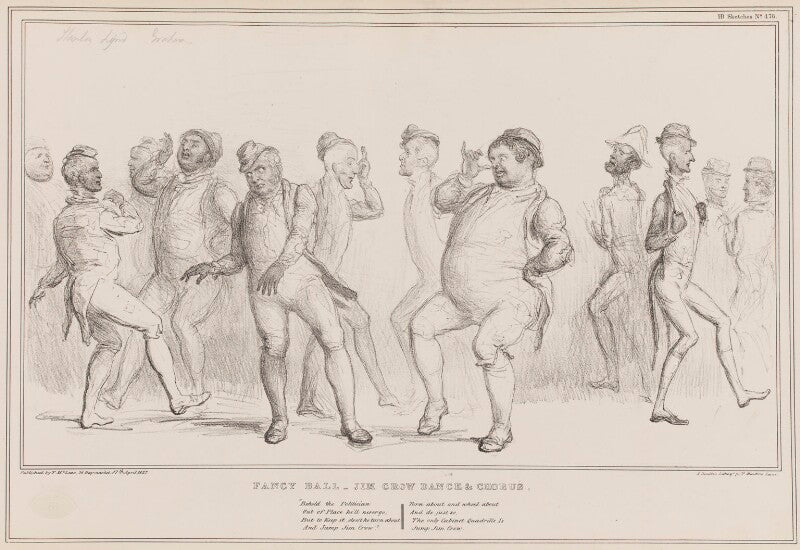 Fancy ball jim crow dance & chorus npg d41412