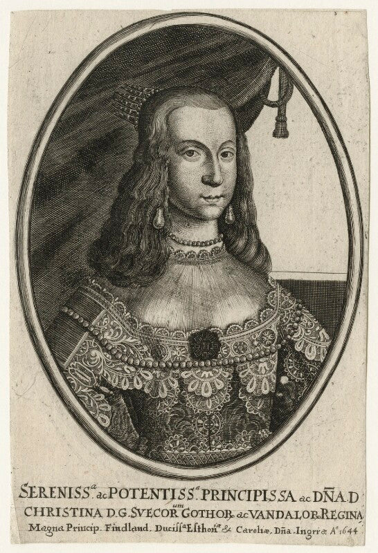 Christina, queen of sweden npg d23242