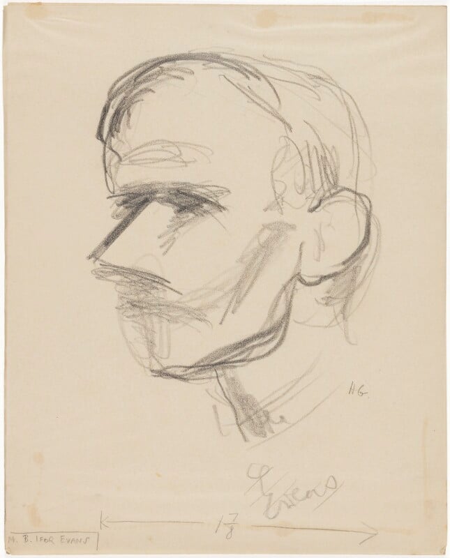 (benjamin) ifor evans, baron evans of hungershall npg d13610