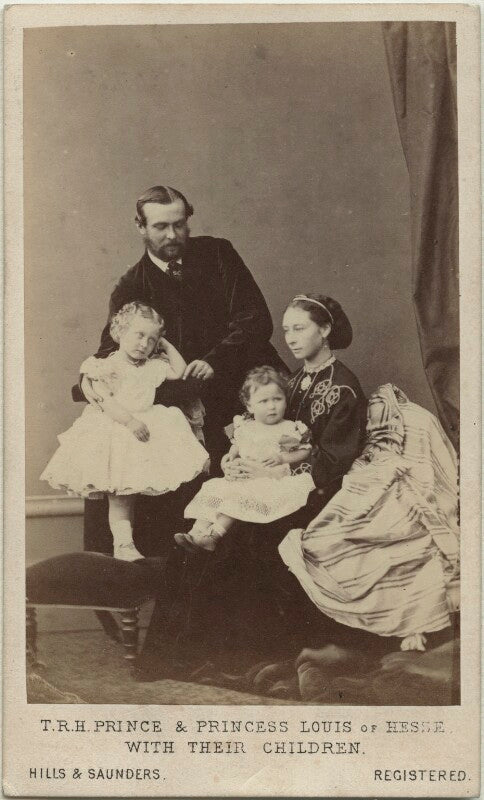 The duke and duchess of hesse and by rhine with their two eldest daughters npg x34505