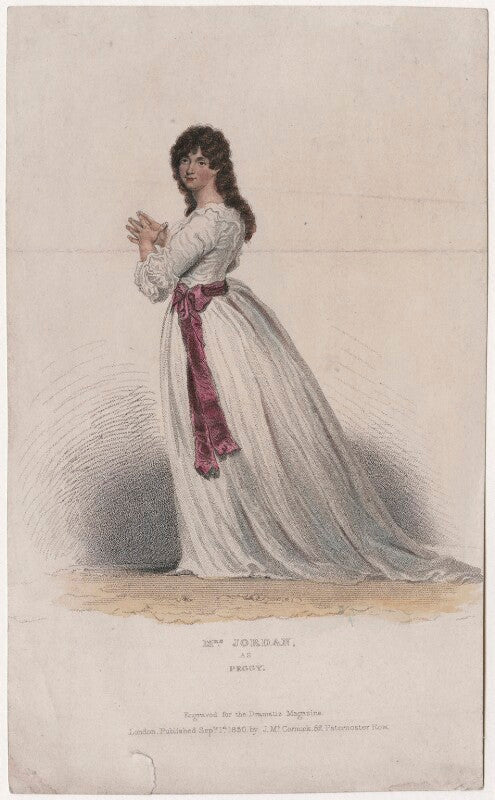 Dorothy jordan as peggy in garrick's 'the country girl' npg d47416