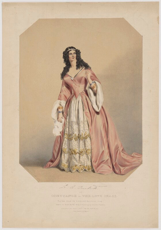 Louisa cranstoun nisbett (née macnamara, later boothby) as constance in the love chase npg d38972
