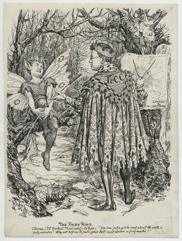 The fairy ring (herbert stanley morrison, baron morrison of lambeth) npg d9869
