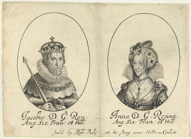 King james i of england and vi of scotland; anne of denmark npg d22815