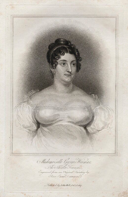 Mademoiselle georges (marguerite josephine weimer) npg d42330