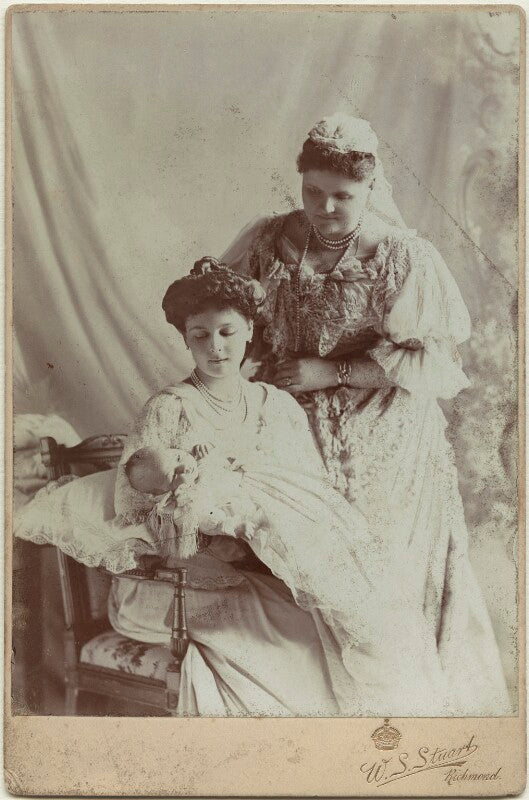 Lady may helen emma abel smith (née cambridge); princess alice, countess of athlone; princess helen, duchess of albany npg x29730