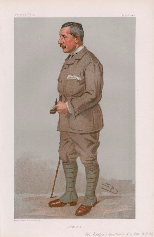 Sir godfrey yeatman lagden ('men of the day. no. 820.') npg d45080