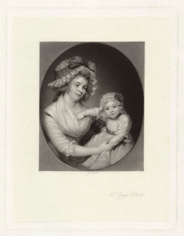 Mrs gage & child npg d34261