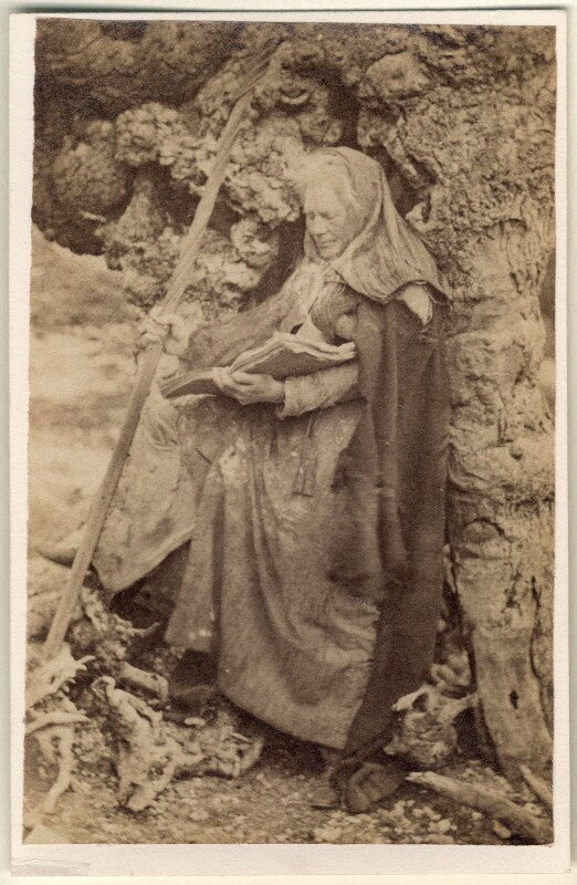 'as a soothsayer' (richard cockle lucas) npg ax23416