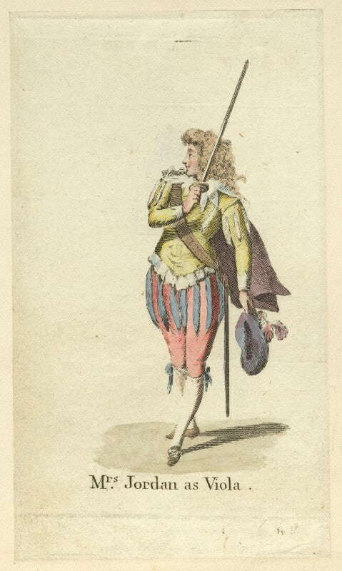 Dorothy jordan as viola in 'twelfth night' npg d20567