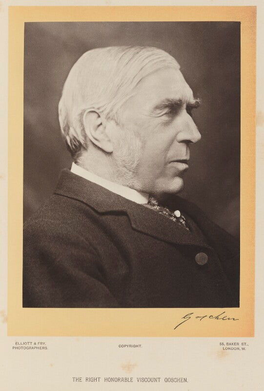 George joachim goschen, 1st viscount goschen npg ax16079