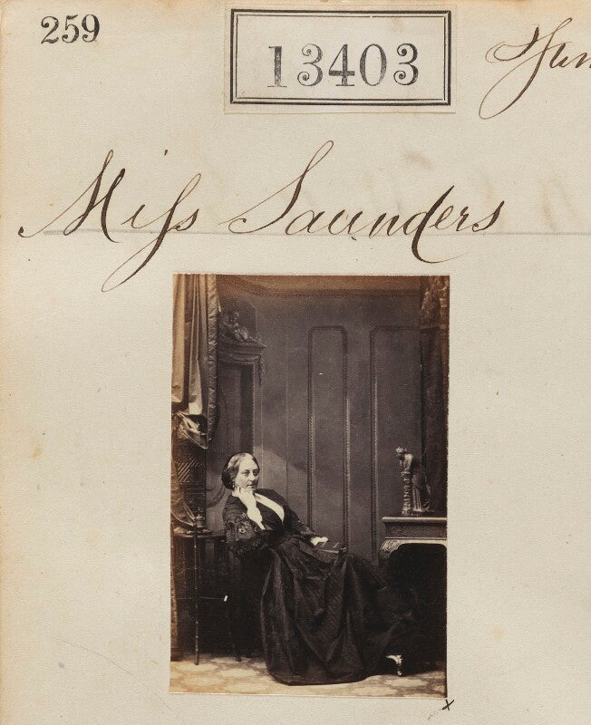Miss saunders npg ax63036