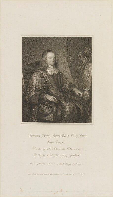 Francis north, 1st baron guilford npg d14365