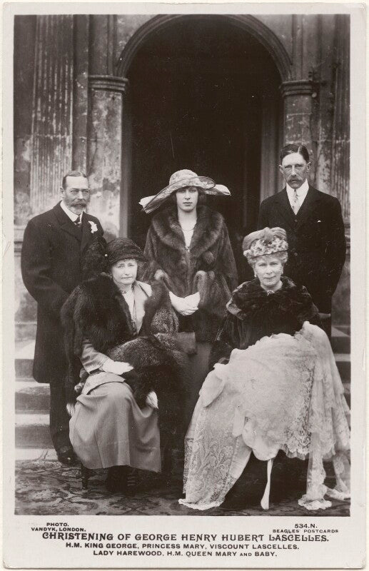 'christening of george henry hubert lascelles' npg x197955