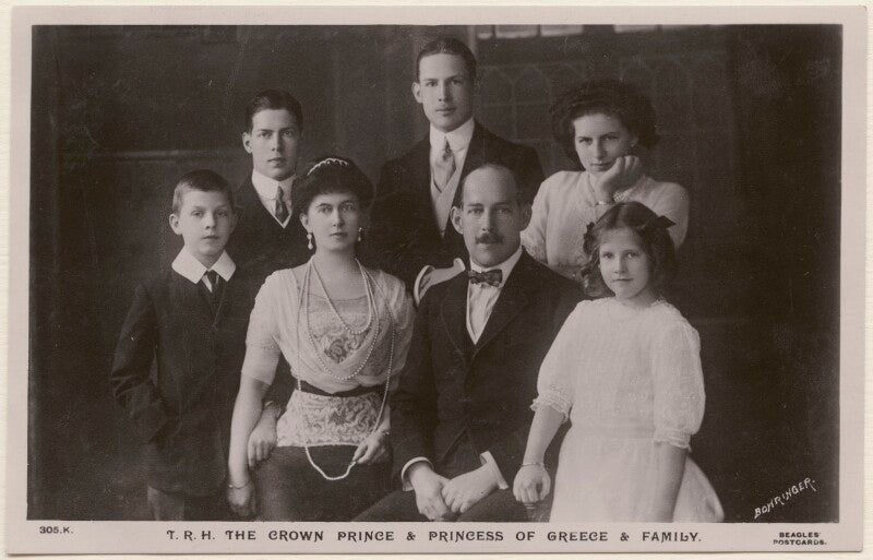 't.r.h. the crown prince & princess of greece & family' npg x74420