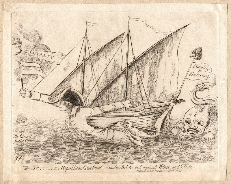 Charles stanhope, 3rd earl stanhope ('the st.....e a republican gunboat') npg d9953