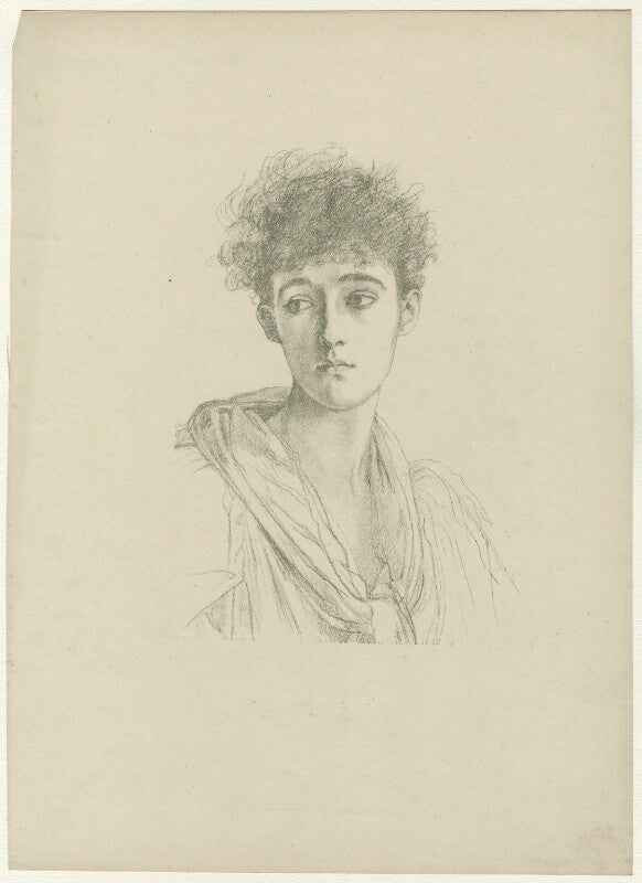 Emmeline mary elizabeth ('nina') cust (née welby gregory) npg d34487