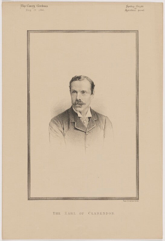 Edward hyde villiers, 5th earl of clarendon npg d46175