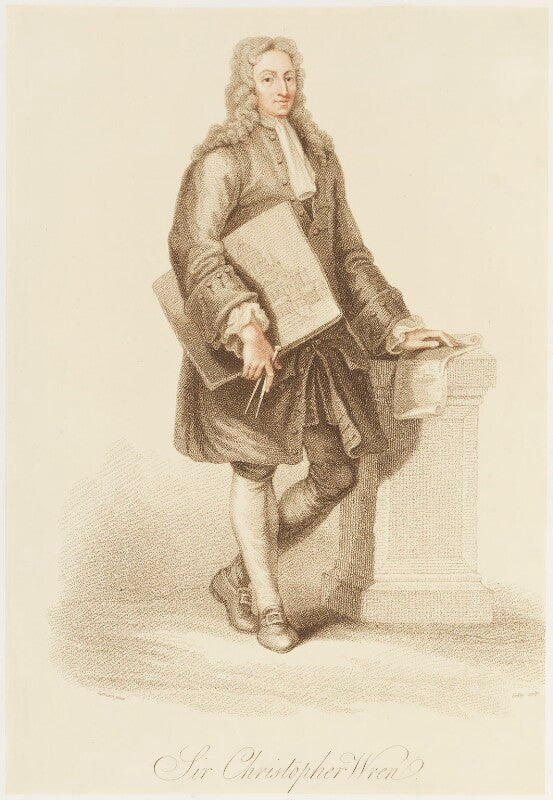 Sir christopher wren npg d18695