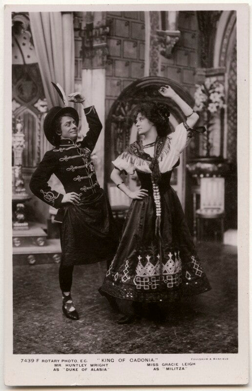 Huntley wright as duke of alasia and gracie leigh as militza in 'king of cadonia' npg x139683