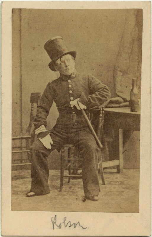 (thomas) frederick robson (né brownbill) npg x22081