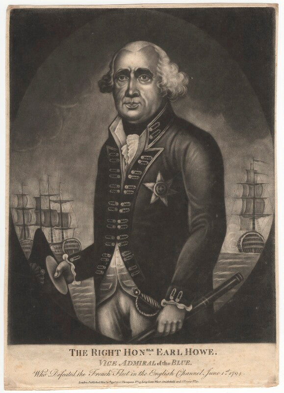 Richard howe, 1st earl howe npg d3114