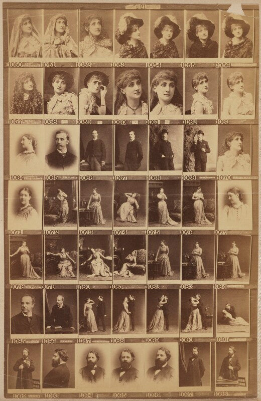 Maud branscombe; madge kendal; william hunter kendal (william hunter grimston); sir charles santley; joseph joachim npg ax139918