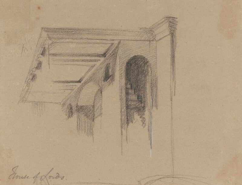 Architectural features, right gallery npg 2662(36)