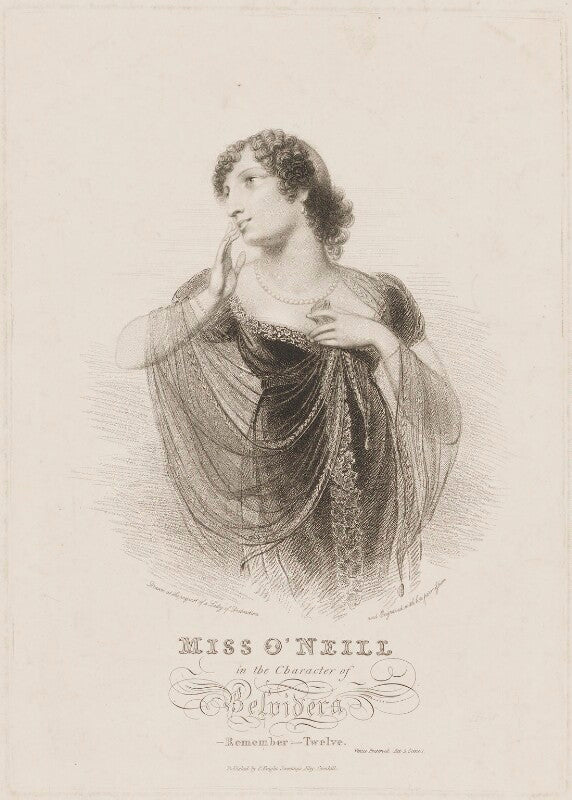 Elizabeth ('eliza') (née o'neil), lady wrixon becher when miss o'neill in the character of belvidera npg d35816