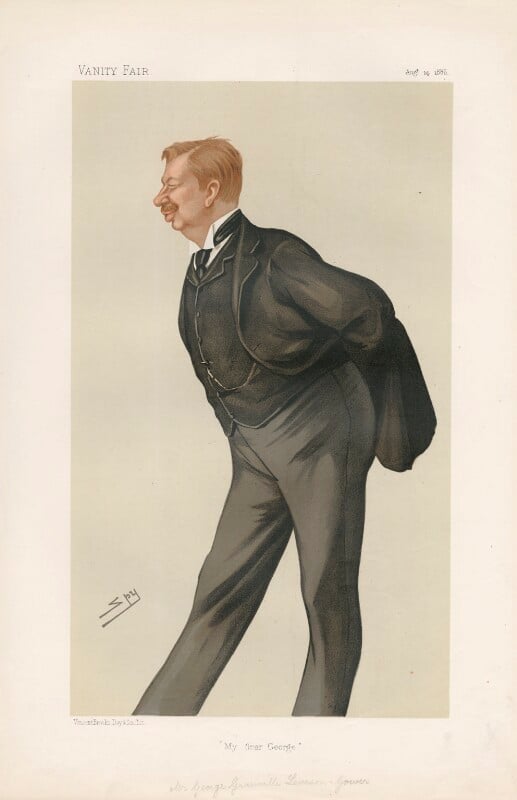 Sir george granville leveson gower ('men of the day. no. 364.') npg d44292