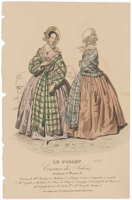 Carriage costume, november 1839 npg d47768