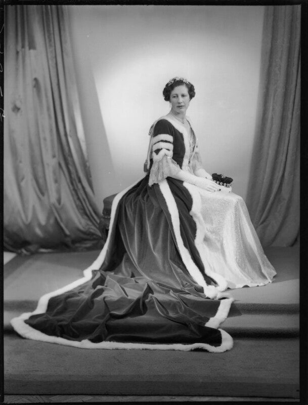 Mary kathleen bridgeman (née lane fox), viscountess bridgeman npg x130449