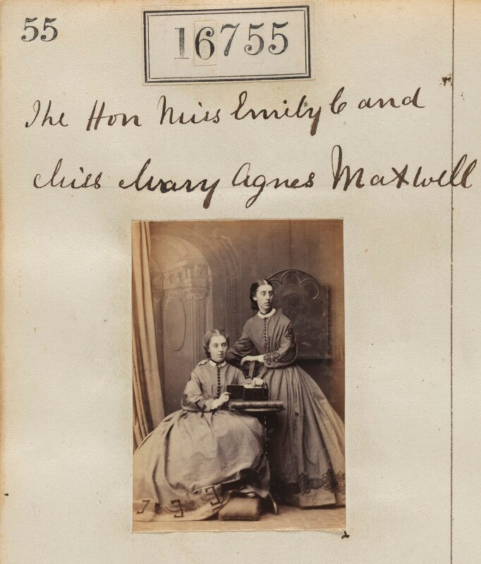 Hon. emily josephine constable maxwell; hon. mary agnes constable maxwell npg ax64644