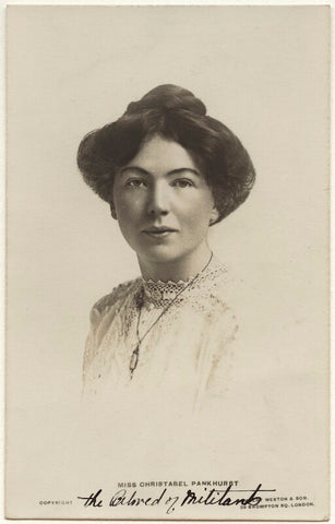 Dame Christabel Pankhurst NPG x32605