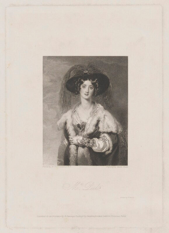 Julia (née floyd), lady peel npg d40102