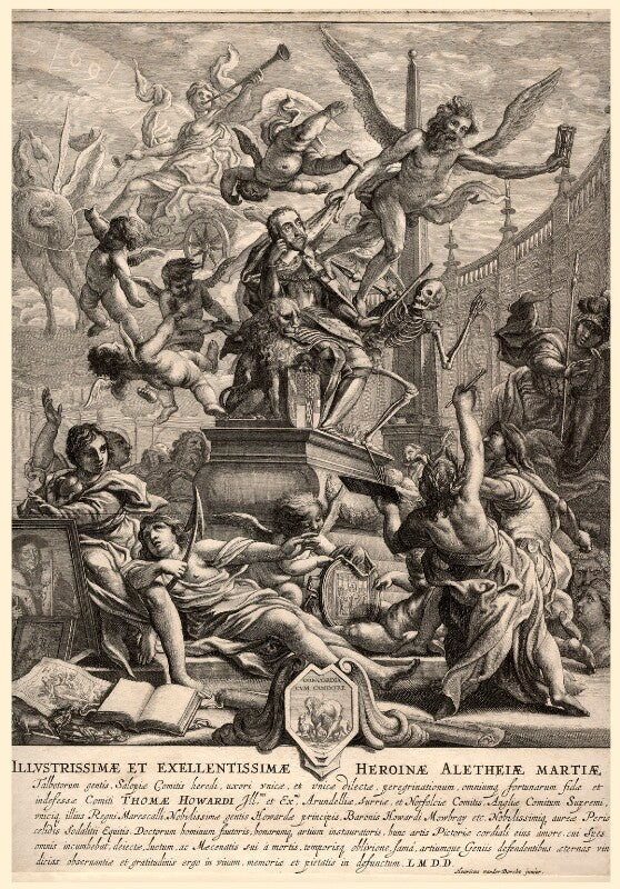 Thomas howard, 14th earl of arundel ('allegory on the death of ...') npg d9022