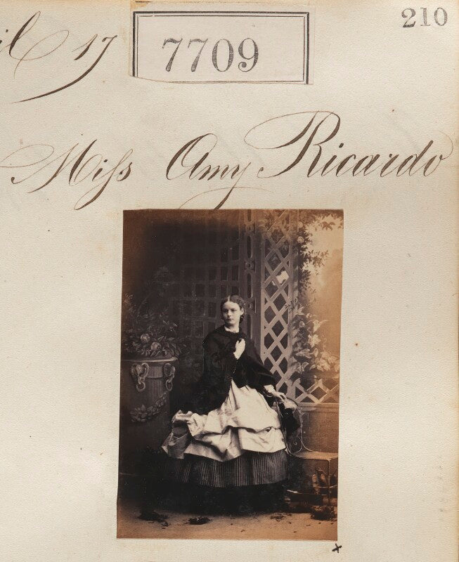 Amy mary (née ricardo), countess of march npg ax57548