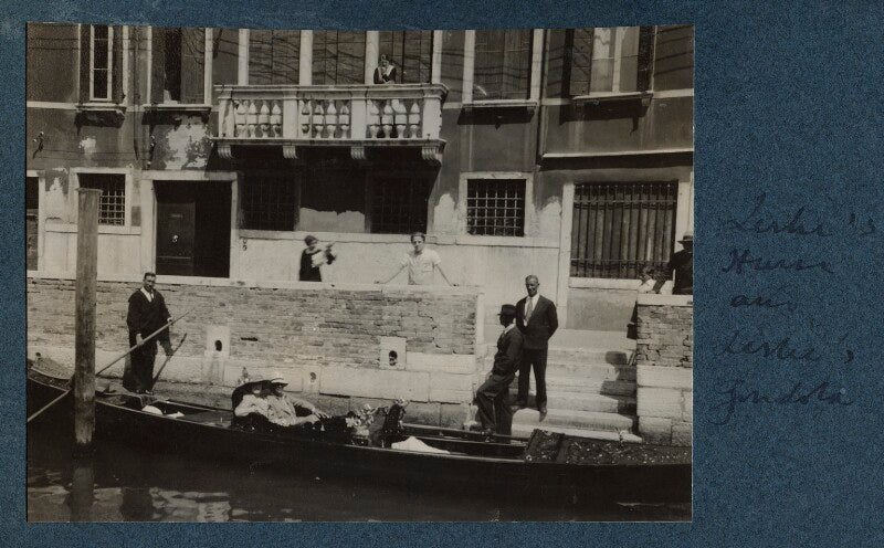 Leslie's home and gondola' (lady ottoline morrell) npg ax143658
