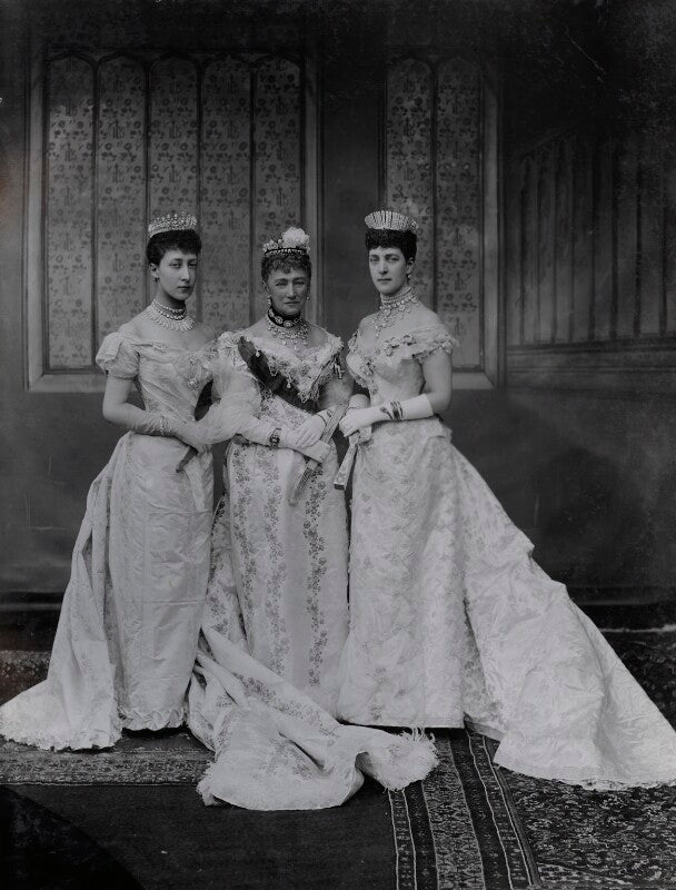 Princess louise, duchess of fife; louise, queen of denmark; queen alexandra npg ax36415