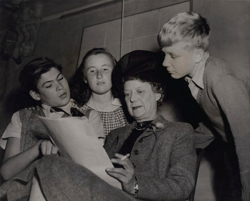 David spenser; anthea shirley askey; richmal crompton; derek rock npg x184340